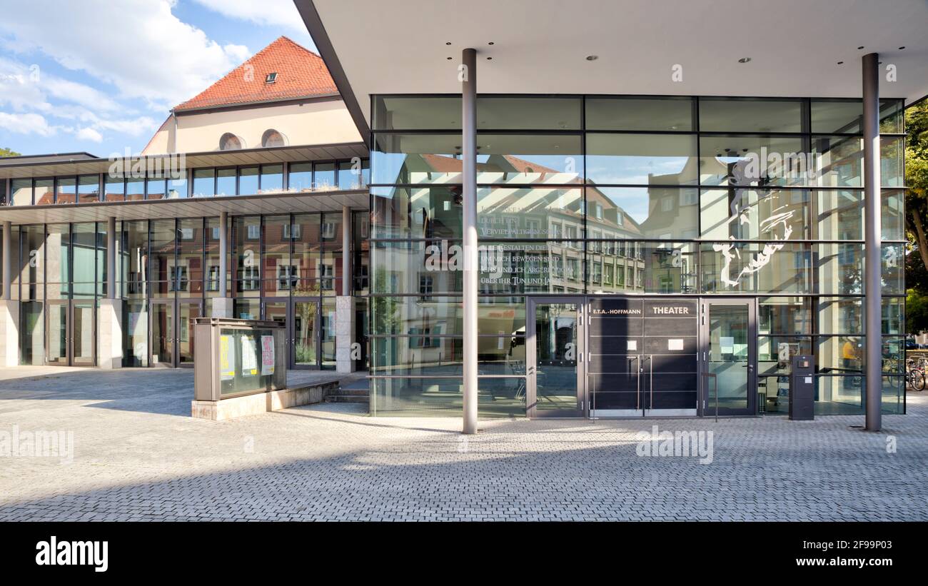 ETA Hoffmann Theater, house facade, architecture, decorative, modern