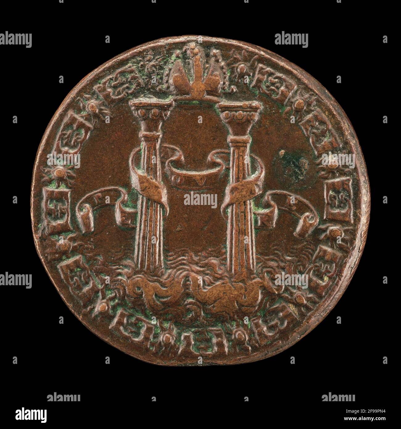 The Pillars of Hercules [reverse], 1553 Stock Photo Alamy