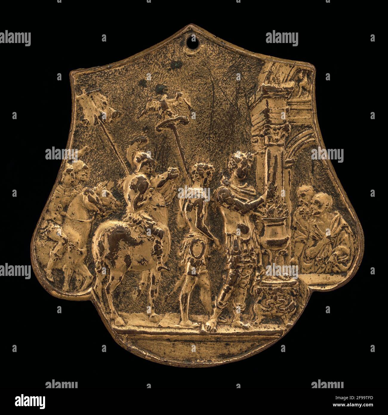 Mucius Scaevola, second half 15th century Stock Photo Alamy