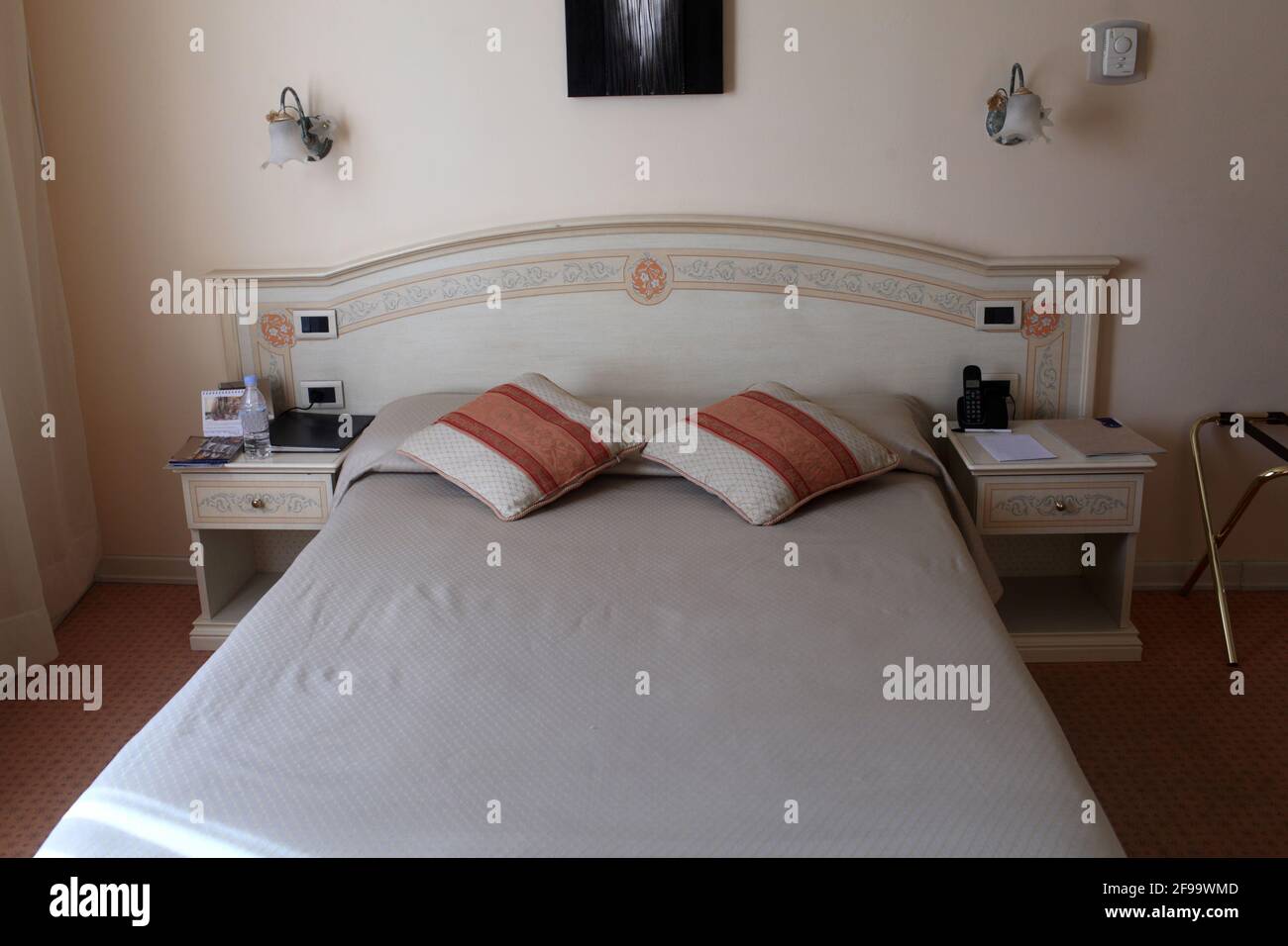 Interior of hotel room in the morning Stock Photo Alamy