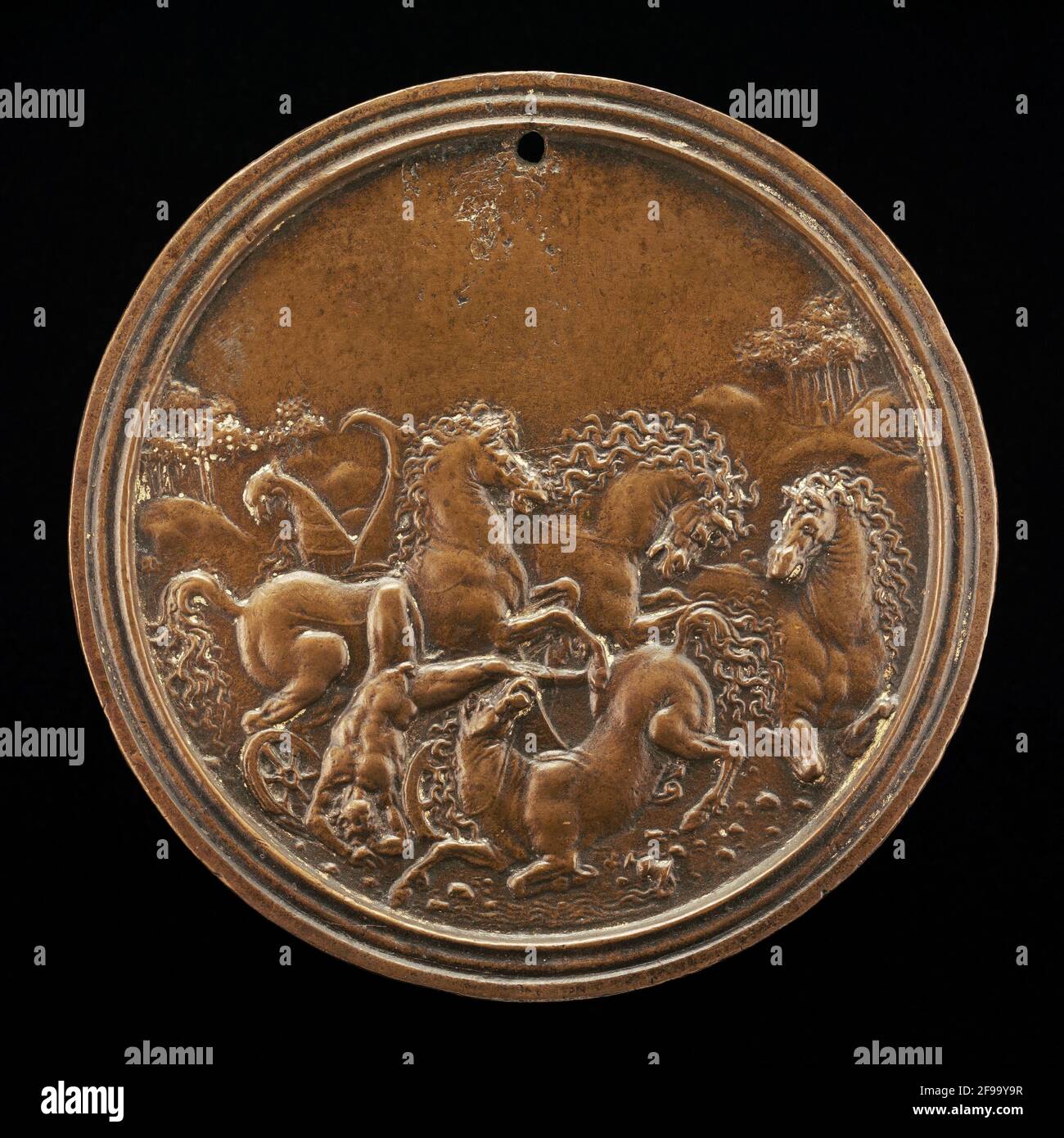 Death of Hippolytus, late 15th early 16th century Stock Photo Alamy