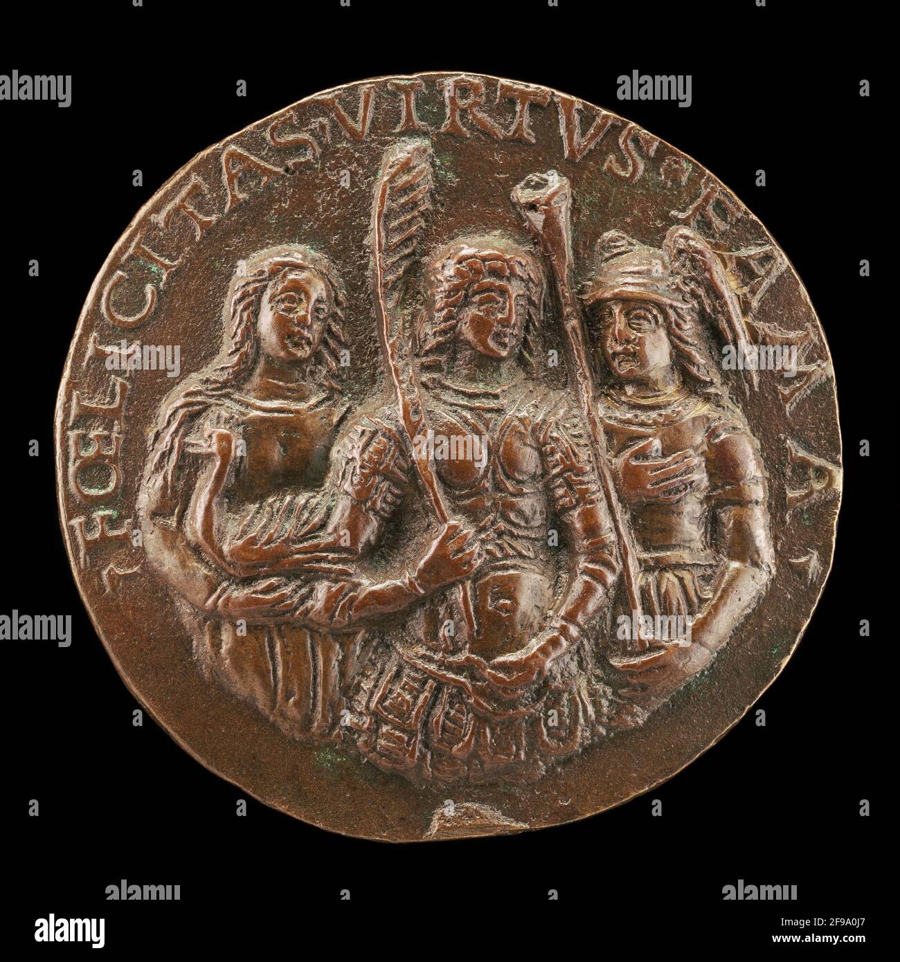 Felicity, Virtue, and Fame [reverse], c. 1490 Stock Photo - Alamy