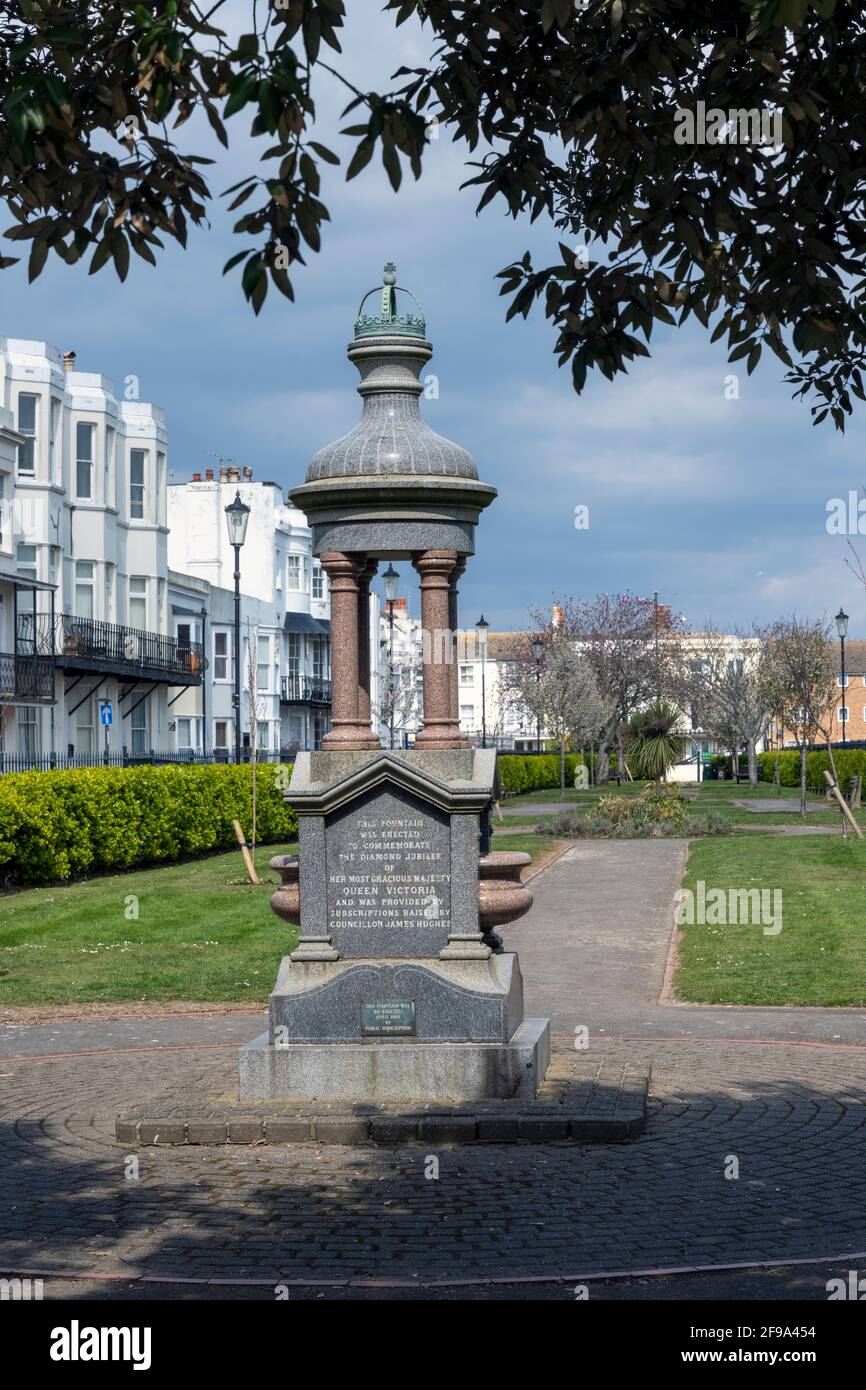 The Steyne Square and Jubilee Fountain, Bognor Regis, West Sussex, England, UK Stock Photo Alamy