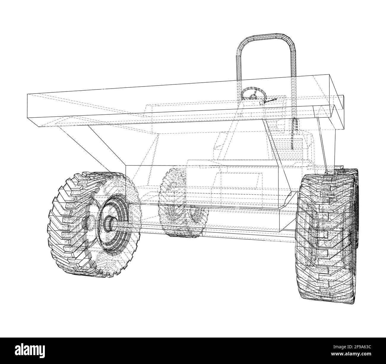 Dumper Truck. Vector Stock Vector Image & Art - Alamy