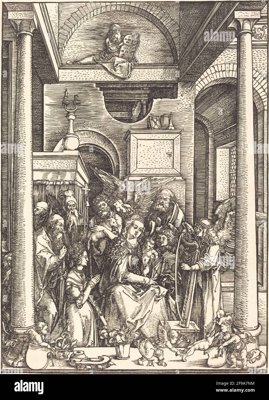 The Glorification of the Virgin, c. 1504. Stock Photo