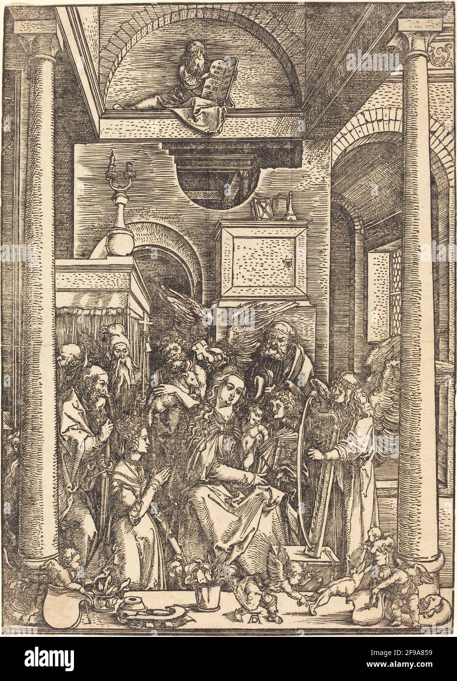 The Glorification of the Virgin, c. 1504. Stock Photo