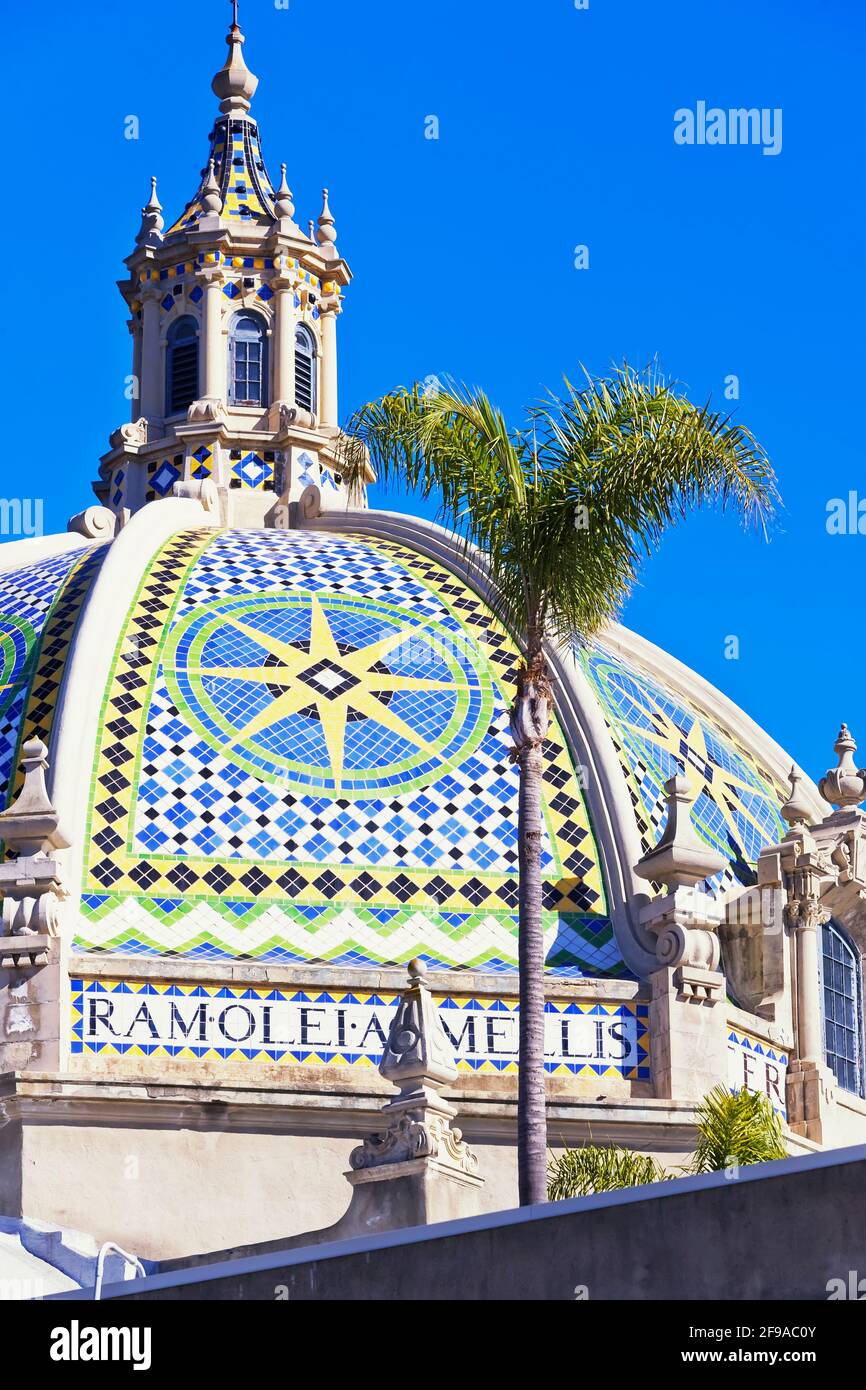St francis chapel domes over the museum of man hires stock photography