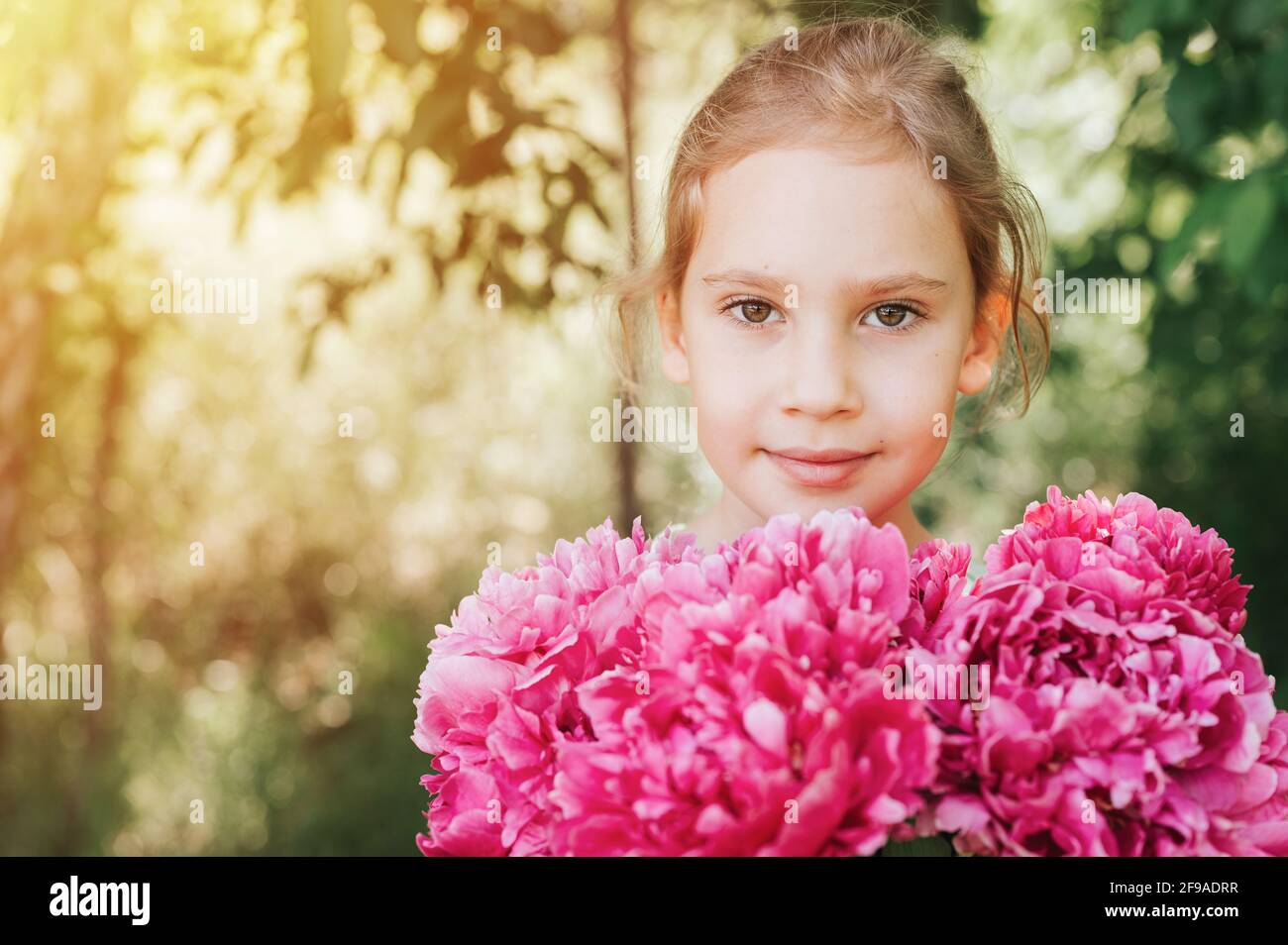 Big Kid Pajama S/S - Peony Pink: 8 Years / Peony Pink main image 0