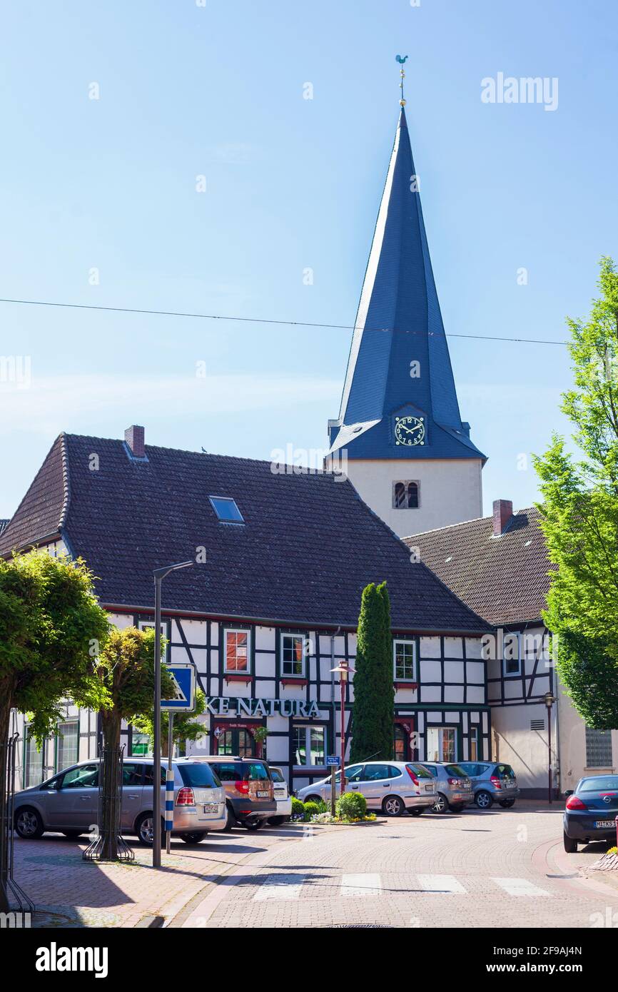 St. Johanniskirche, Rahden, East Westphalia-Lippe, North Rhine-Westphalia, Germany, Europe Stock Photo