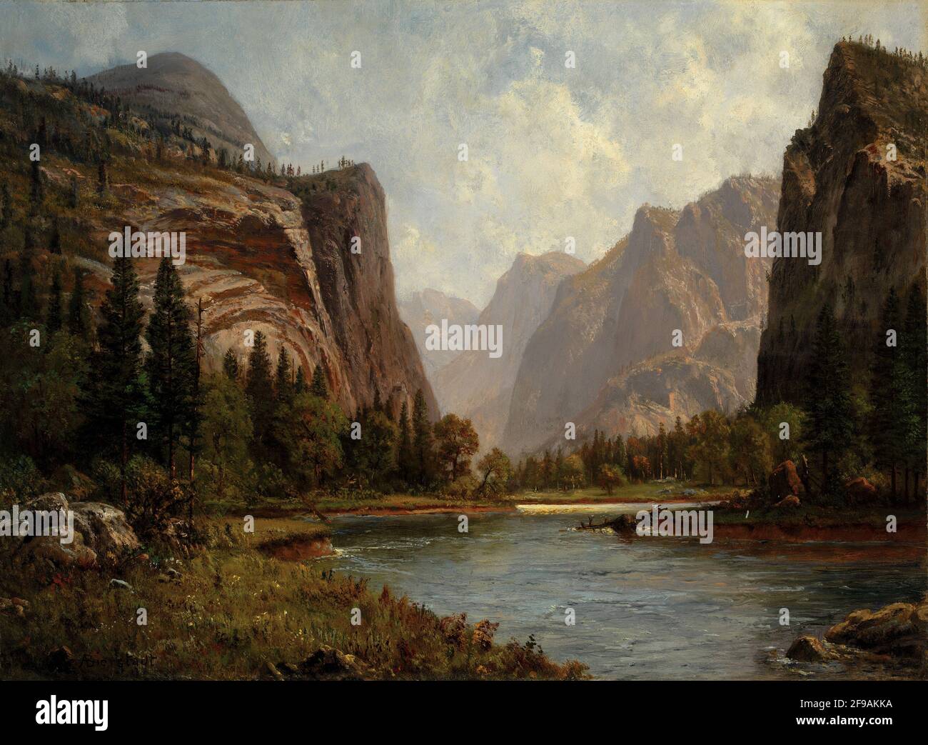 Gates of the Yosemite, ca. 1882 Stock Photo Alamy