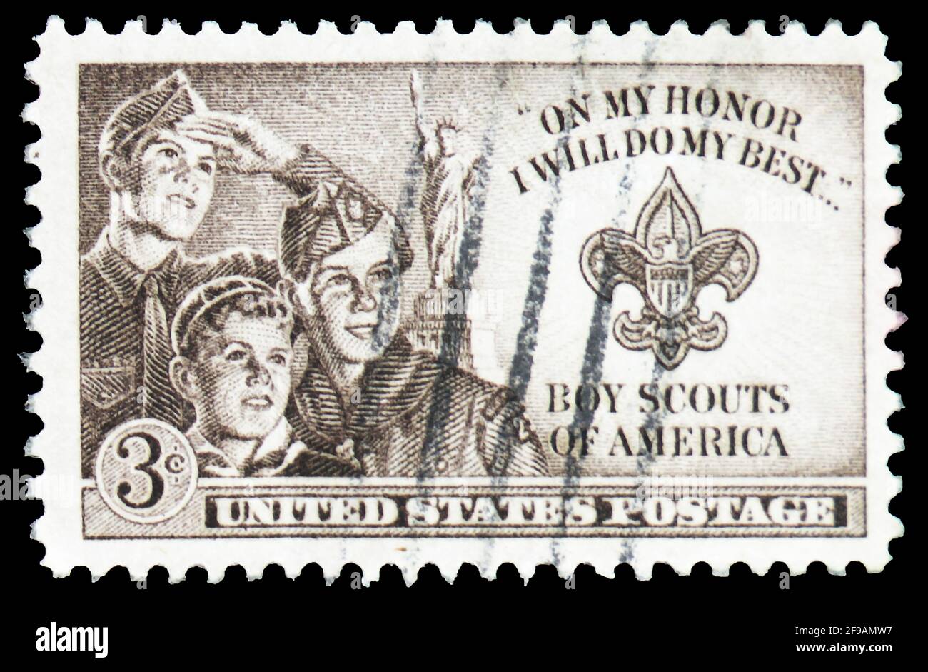 Statue of liberty and scout badge hires stock photography and images