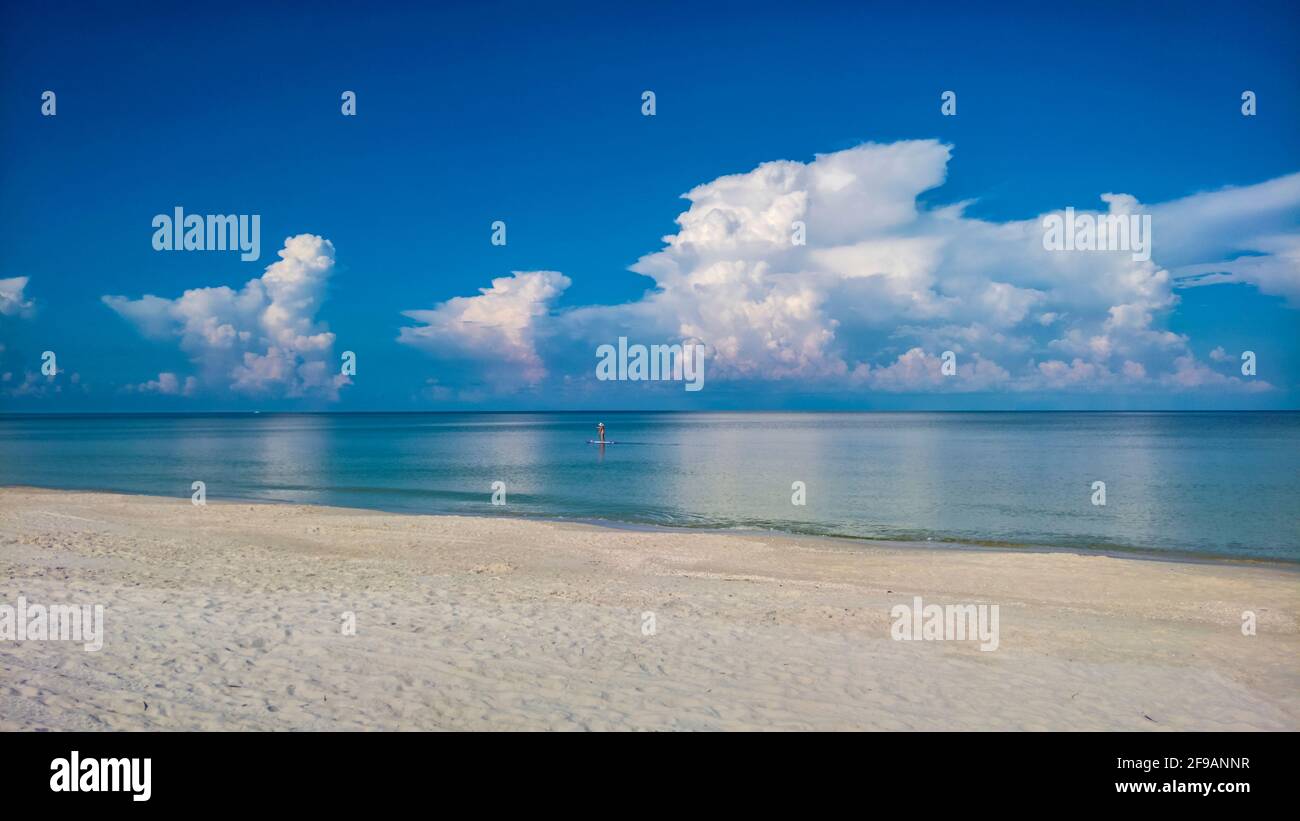West Coast Florida Beach. USA Stock Photo