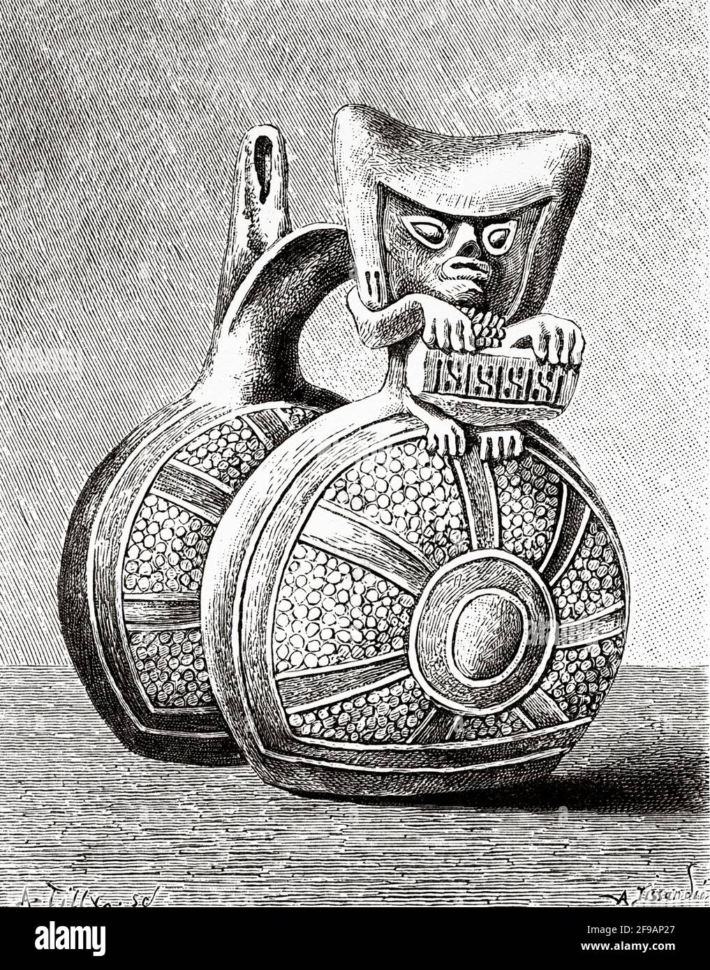Pre Columbian Instruments Pre-Columbian Whistling Jar. The whistling pot, an aerophone wind ...