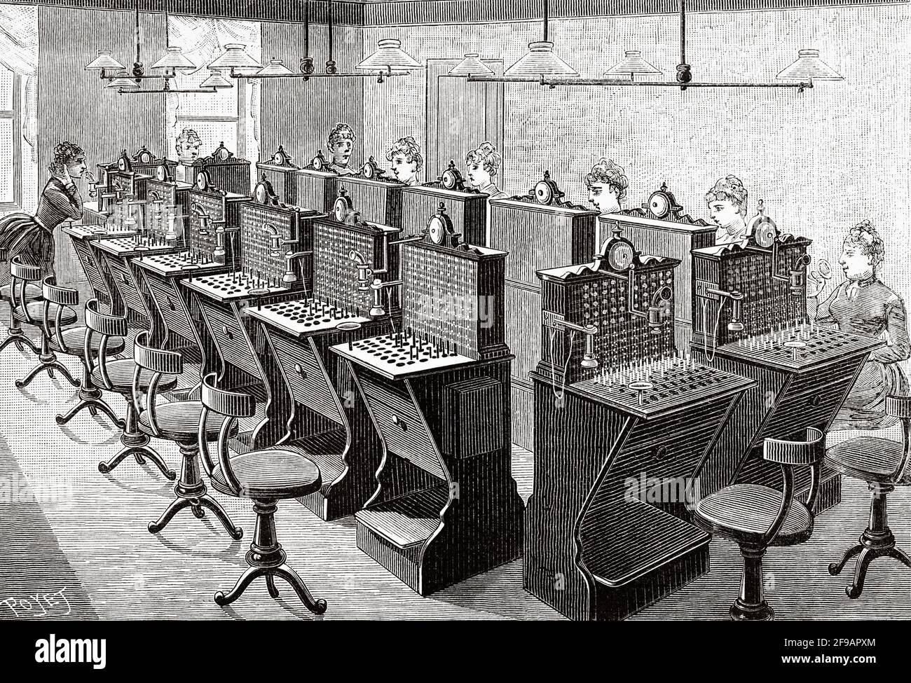 Central office telephone hires stock photography and images Alamy