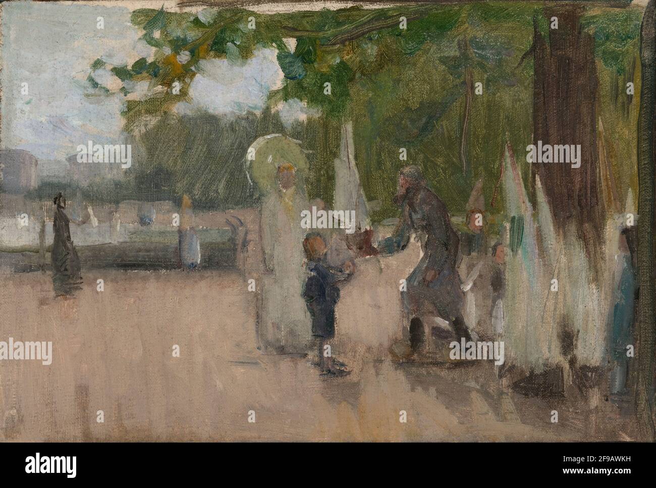 The Man Who Rented Boats, n.d. Stock Photo