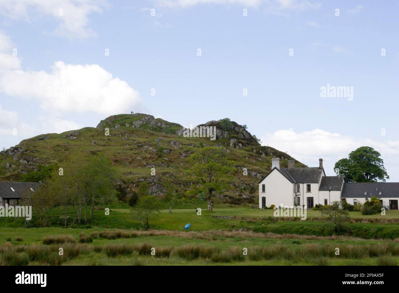 The ancient fort of Dunadd, nr Kilmartin, Argyll, Scotland Stock Photo