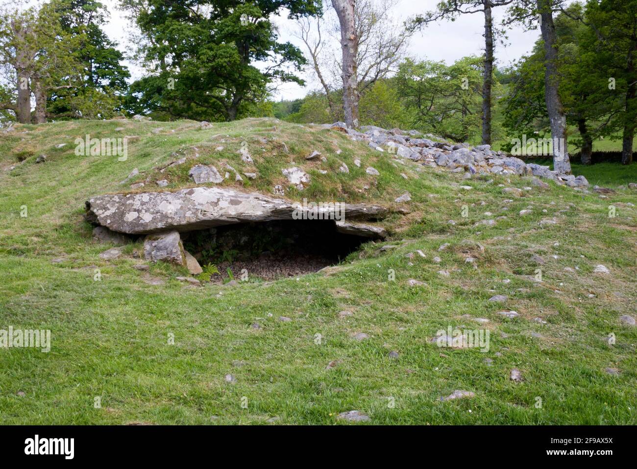 Prehistoric Cairn at Dunchraigaig, nr Kilmartin, Argyll, Scotland Stock Photo