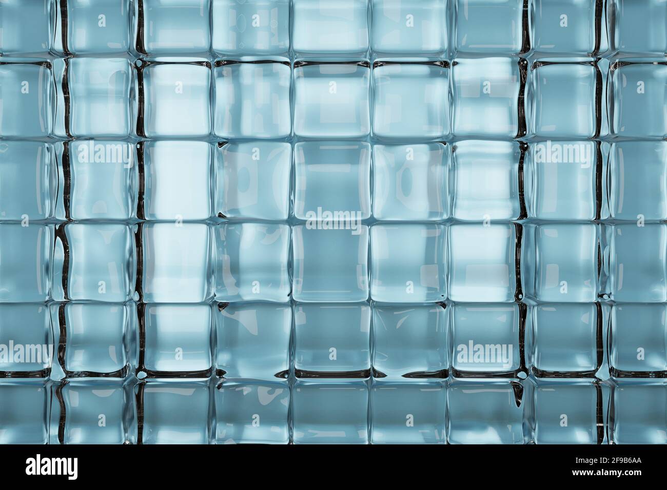 3D illustration of close up ice cubes background Stock Photo - Alamy