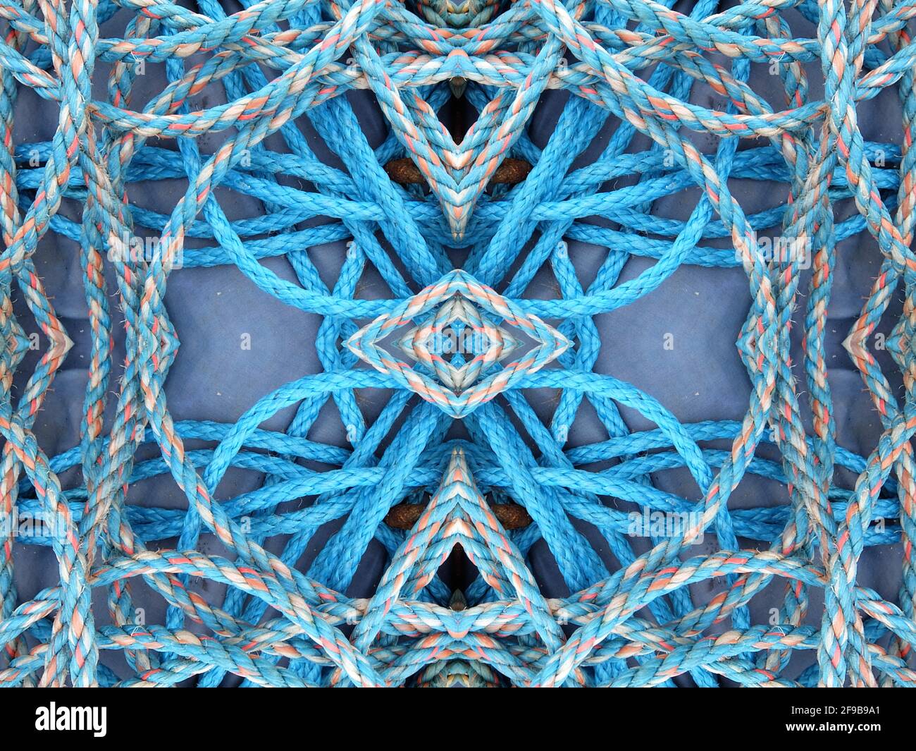 Fish Net Abstract Abstract symmetric pattern of fishnet and fishing lines Stock Photo - Alamy