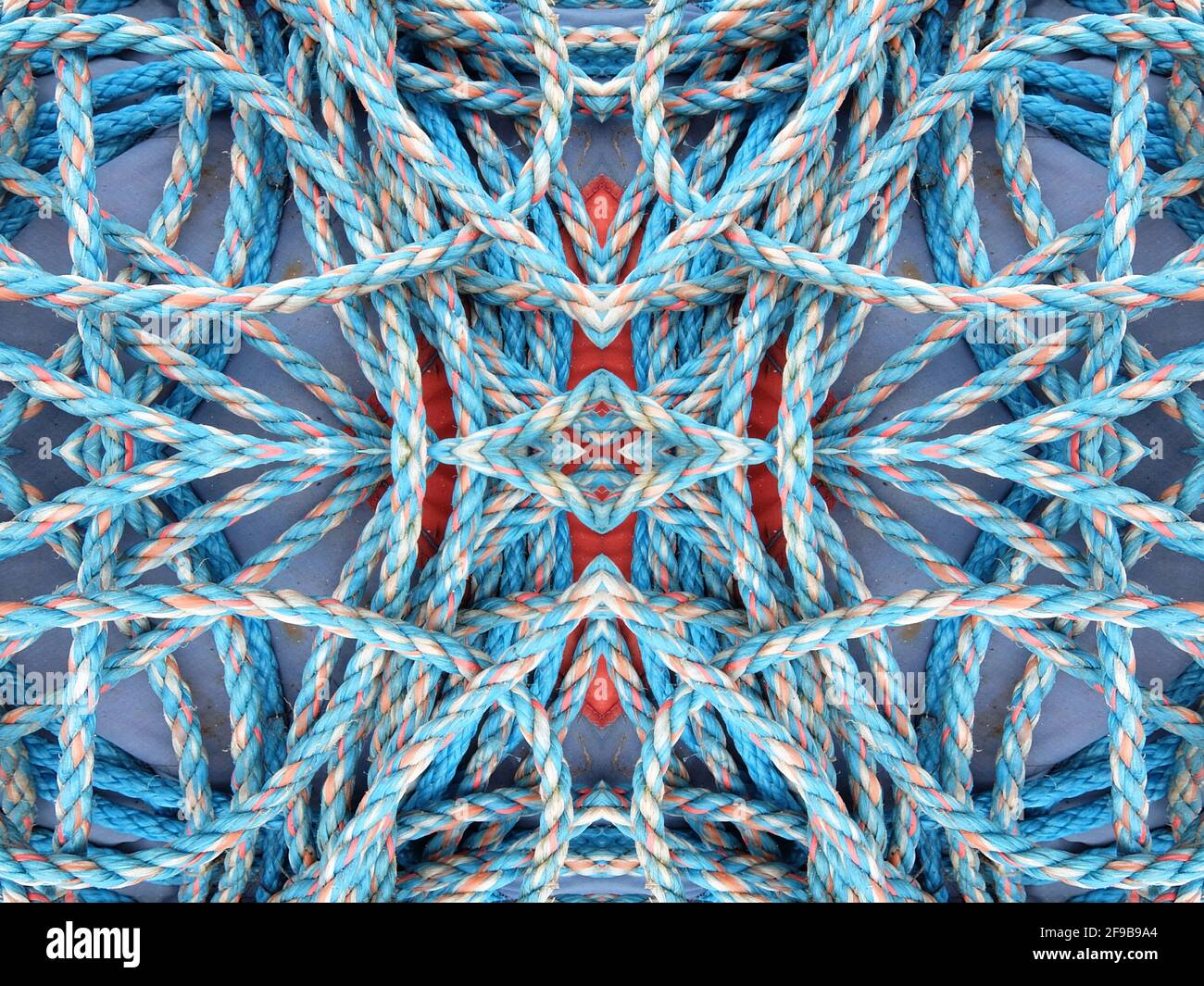 Fish Net Abstract Abstract symmetric pattern of fishnet and fishing lines Stock Photo - Alamy