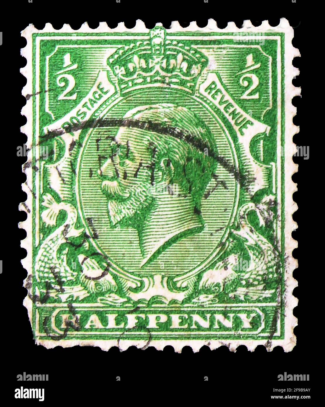 Moscow Russia September 24 19 Postage Stamp Printed In United Kingdom Shows King George V Definitives Serie Circa 1924 Stock Photo Alamy