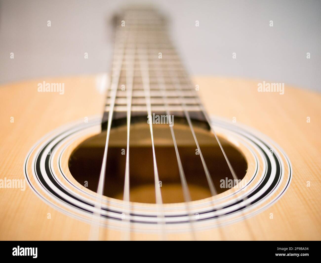 Closeup of the strings on the classic Spanish guitar Stock Photo - Alamy