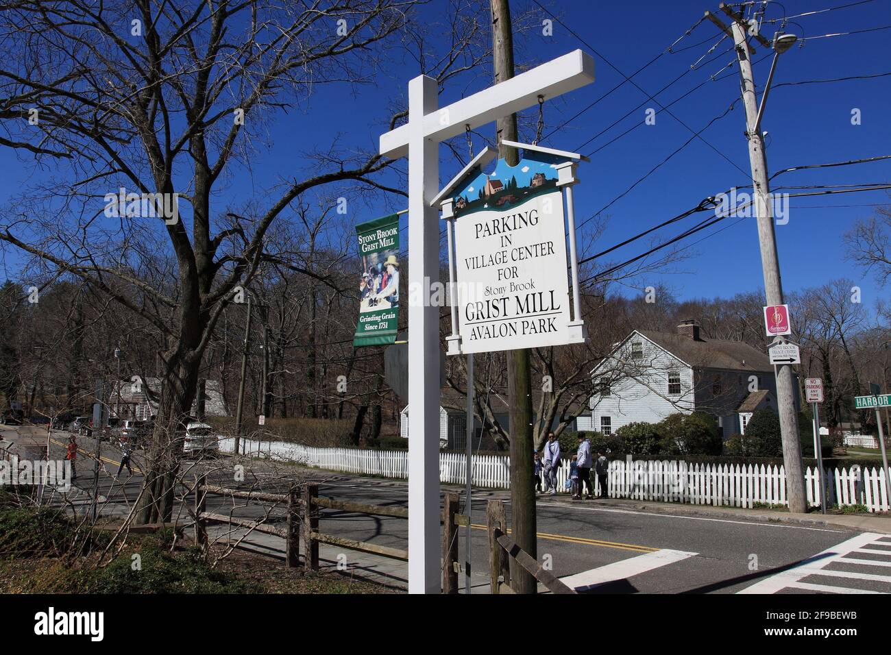Stony Brook Village Long Island New York Stock Photo Alamy