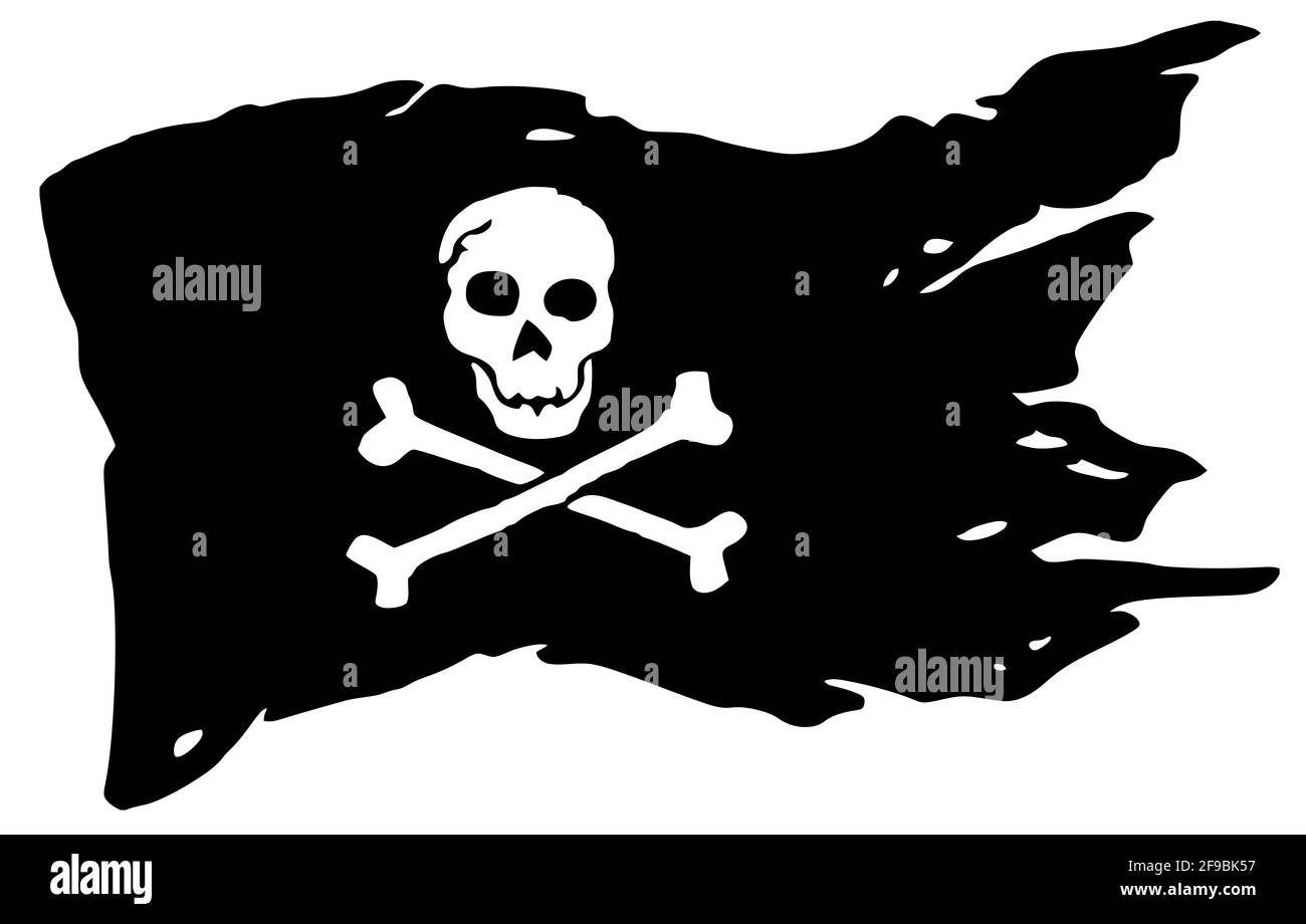 Torn Pirate Flag