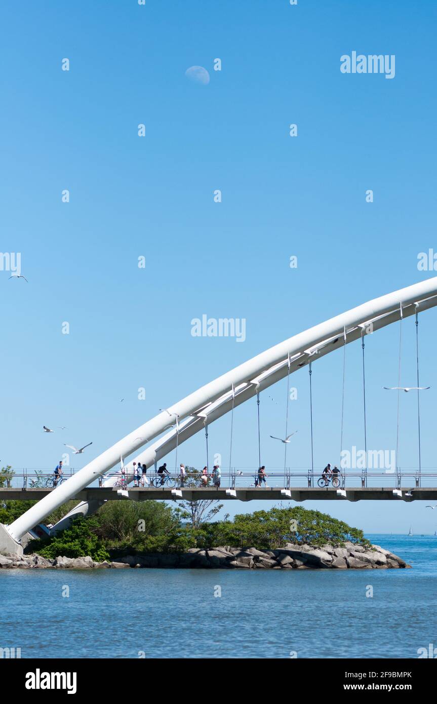 Humber Bay Arch Bridge (Humber River Pedestrian Bridge), Toronto