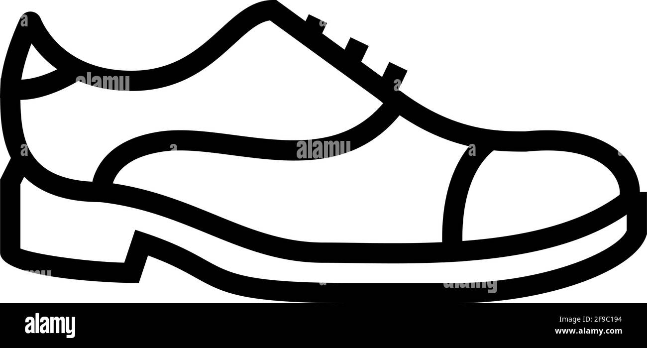 leather shoe care line icon vector illustration Stock Vector Image & Art Alamy