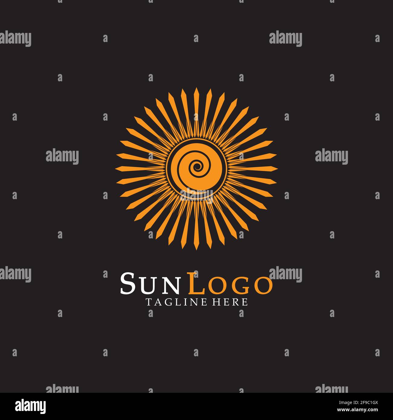 Sun Vector illustration Icon Logo Template design Stock Vector Image ...