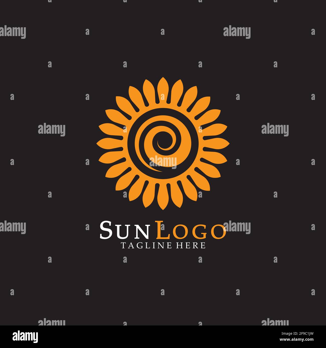 Sun Vector illustration Icon Logo Template design Stock Vector Image ...