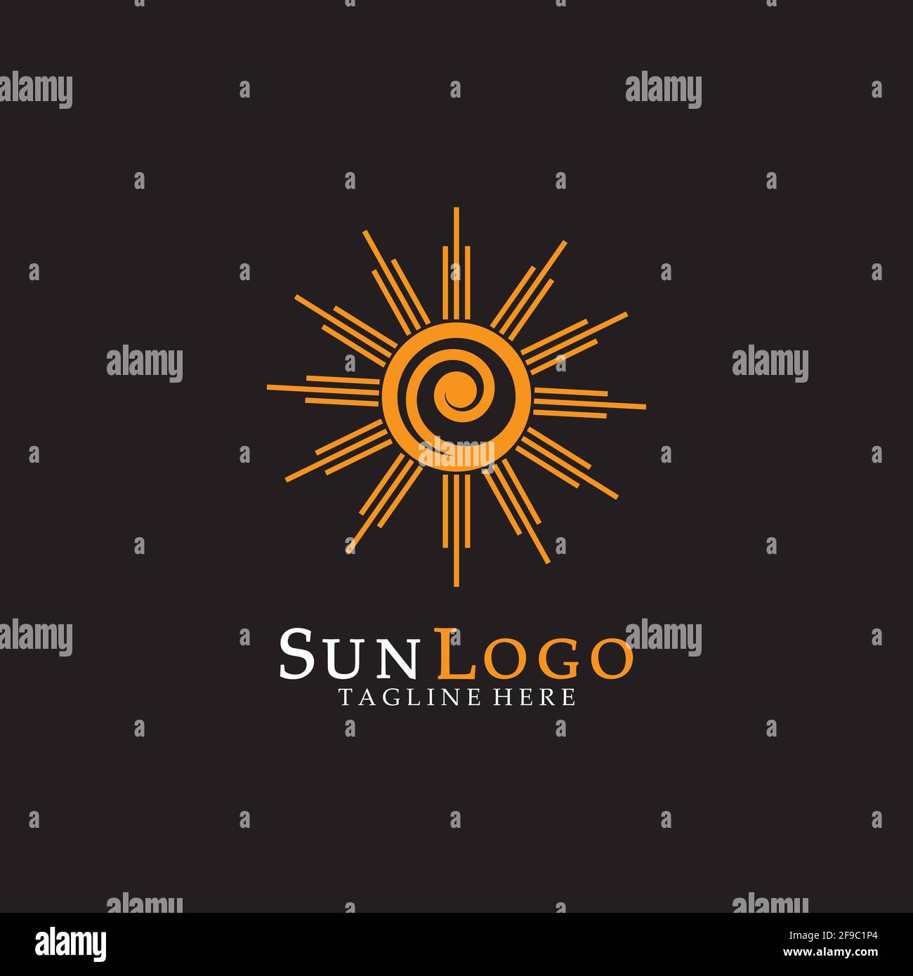 Sun Vector illustration Icon Logo Template design Stock Vector Image ...