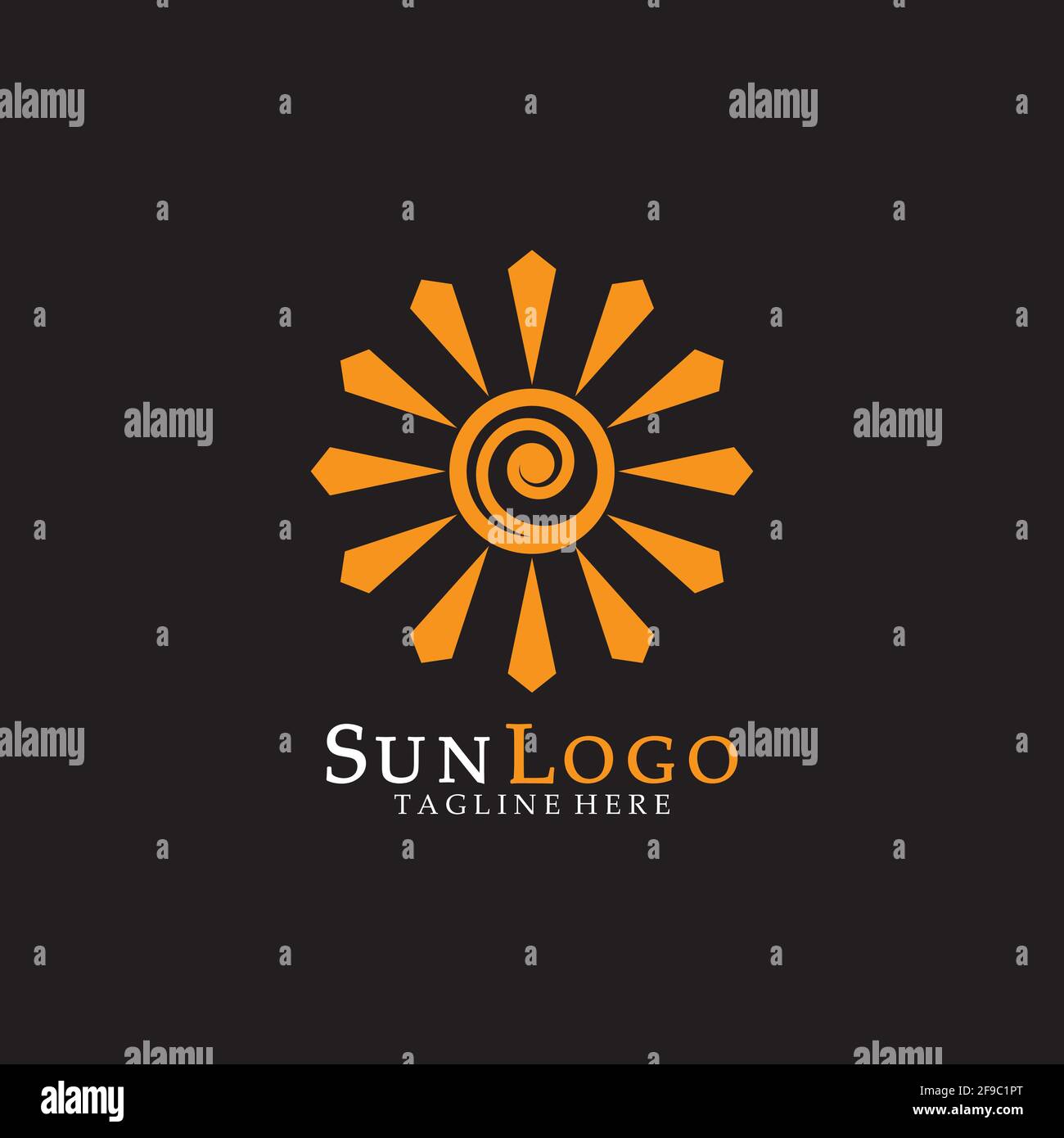 Sun Vector illustration Icon Logo Template design Stock Vector Image ...