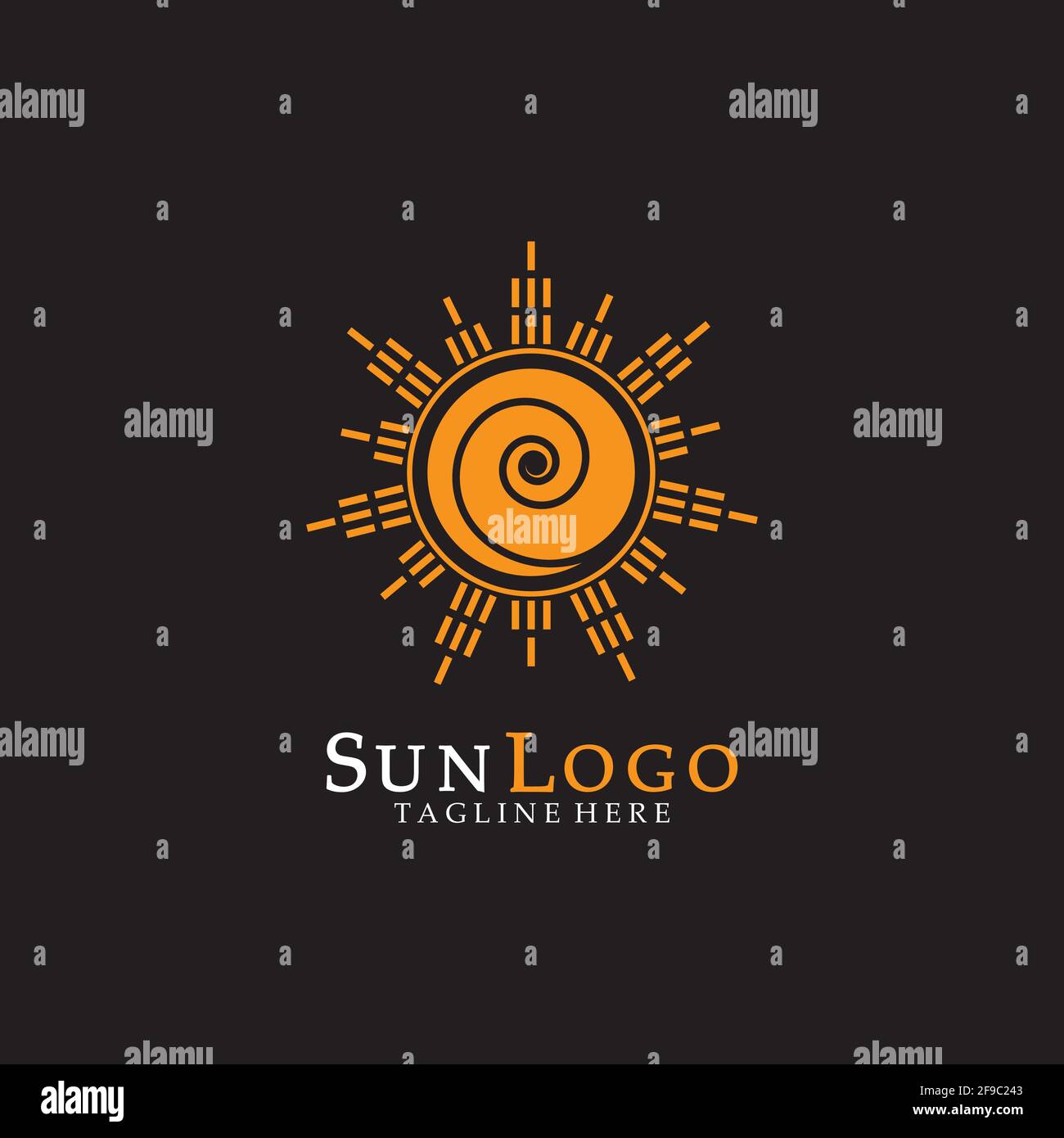 Sun Vector illustration Icon Logo Template design Stock Vector Image ...