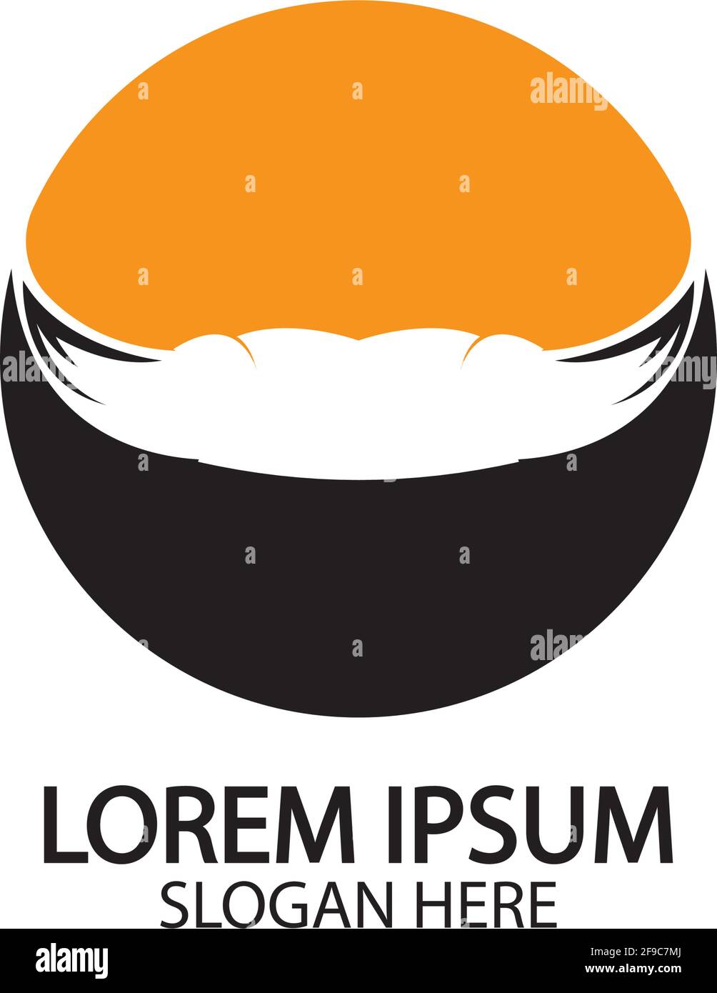 Bull horn logo and symbol template icons app Stock Vector