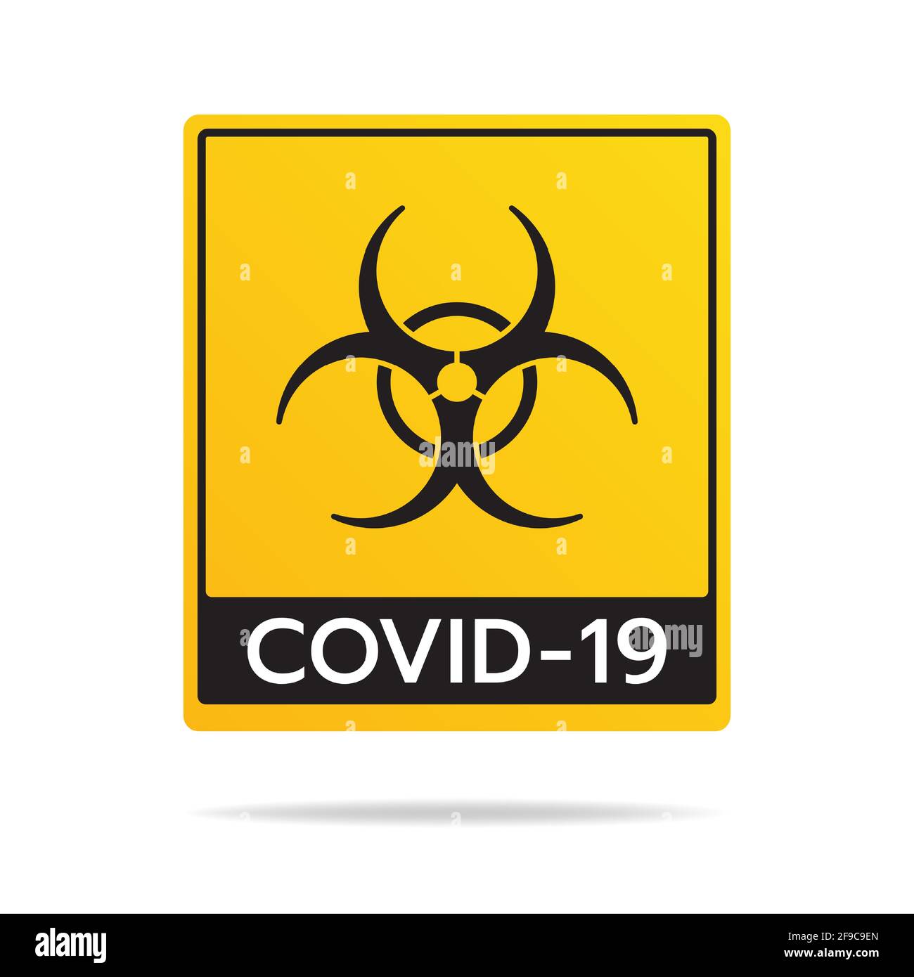 White square sign on Stock Vector Images - Alamy