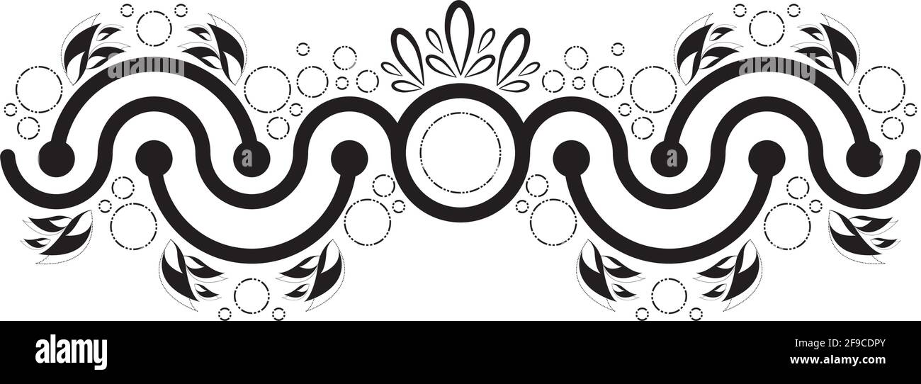 Isolated arabesque pattern. Vintage ornament - Vector illustration ...