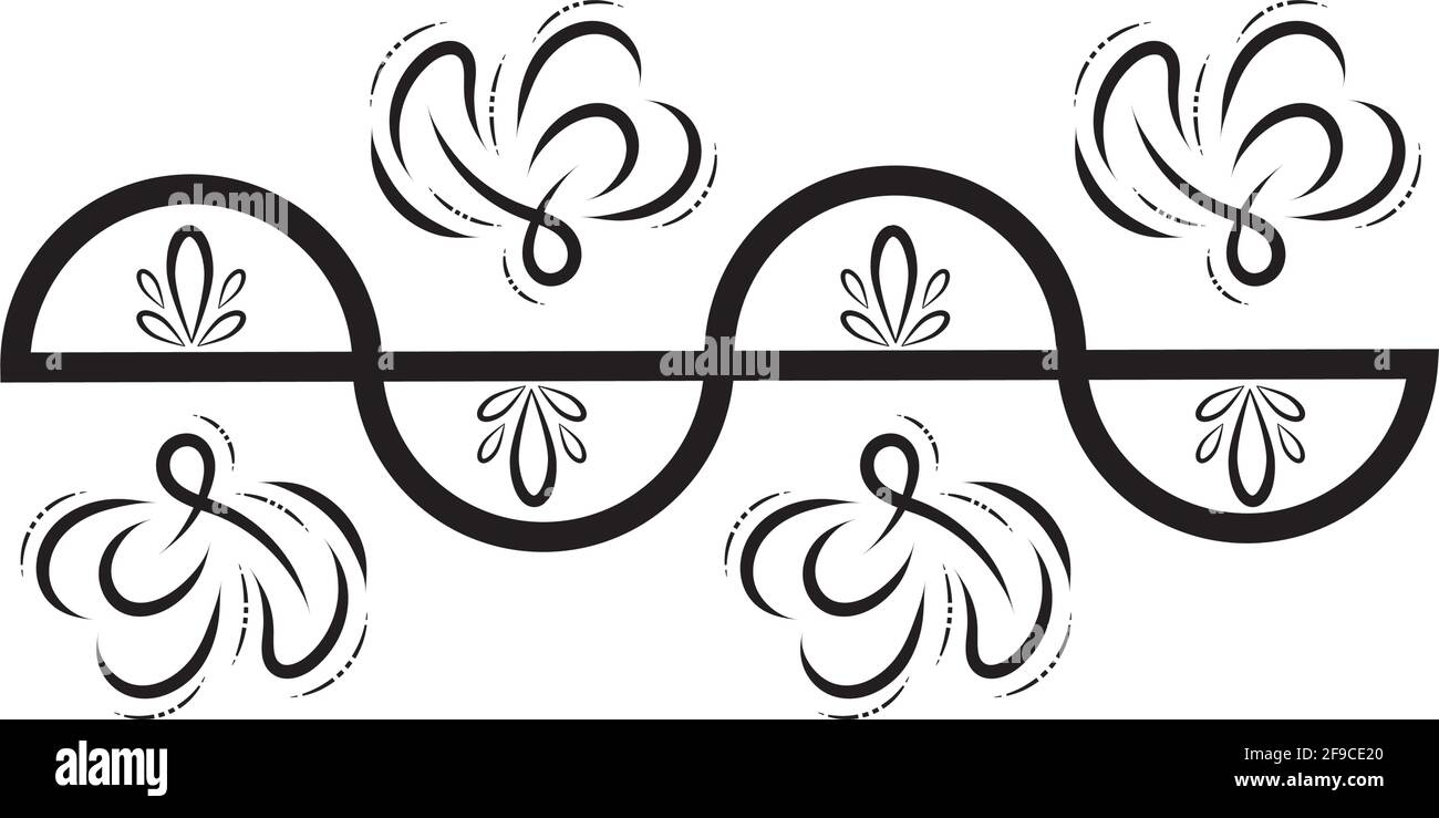 Isolated arabesque pattern. Vintage ornament - Vector illustration ...