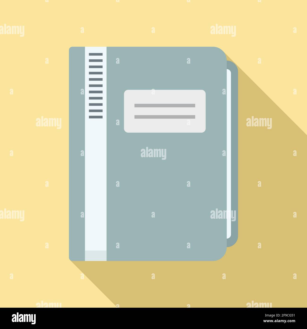 Folder documents icon, flat style Stock Vector Image & Art - Alamy