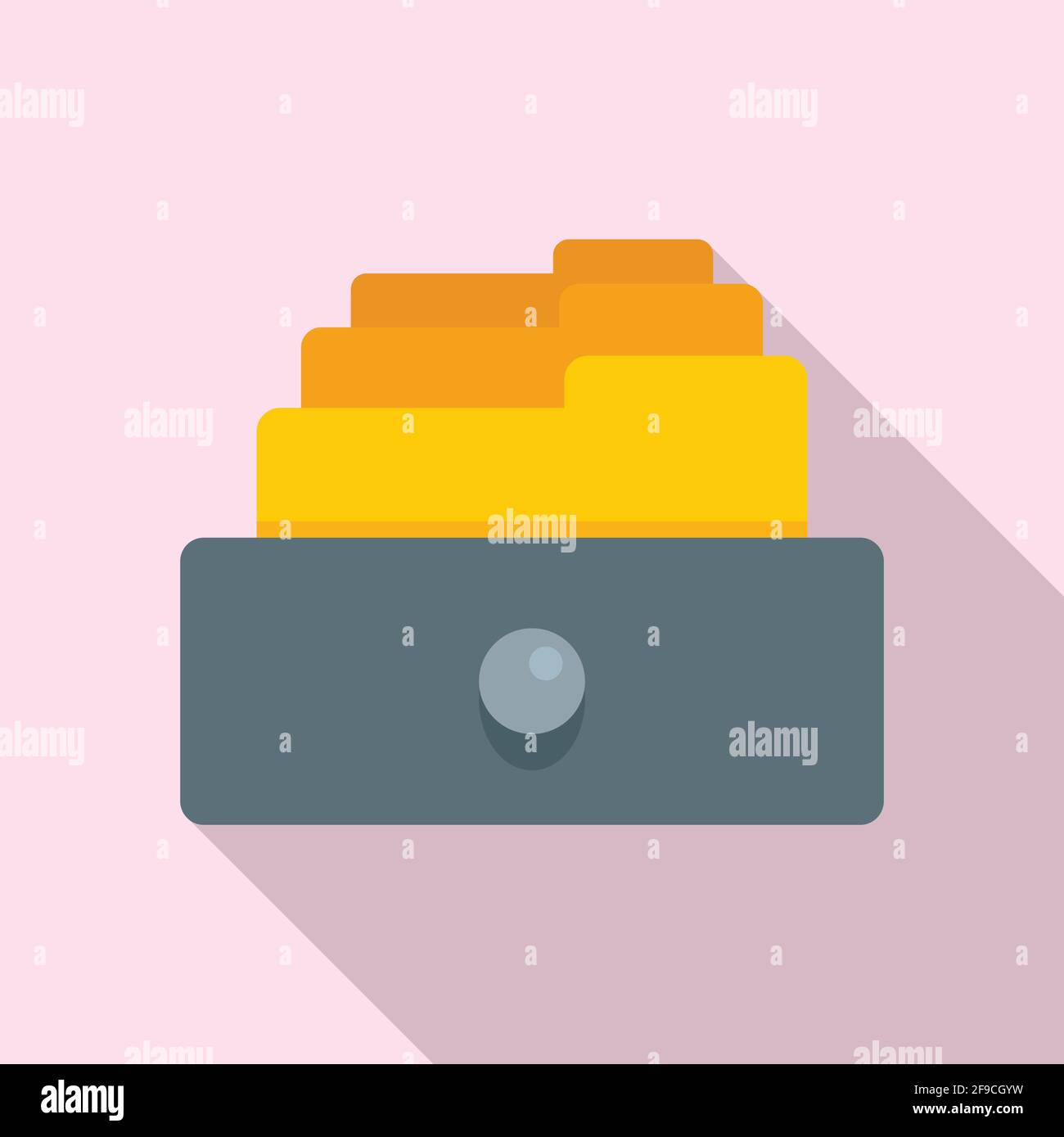 Copy storage documents icon, flat style Stock Vector Image & Art - Alamy