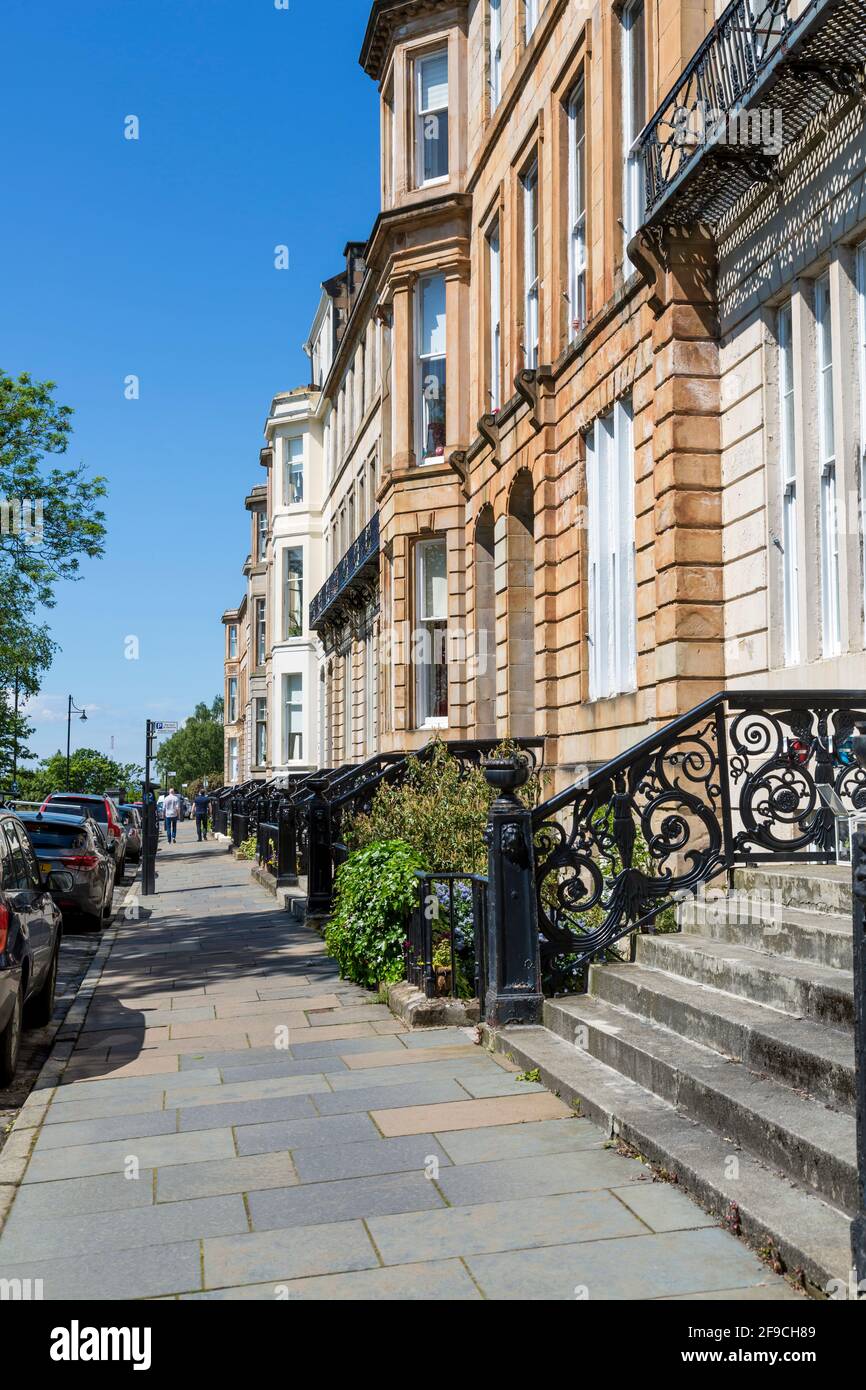 Scottish terrace houses hires stock photography and images Alamy