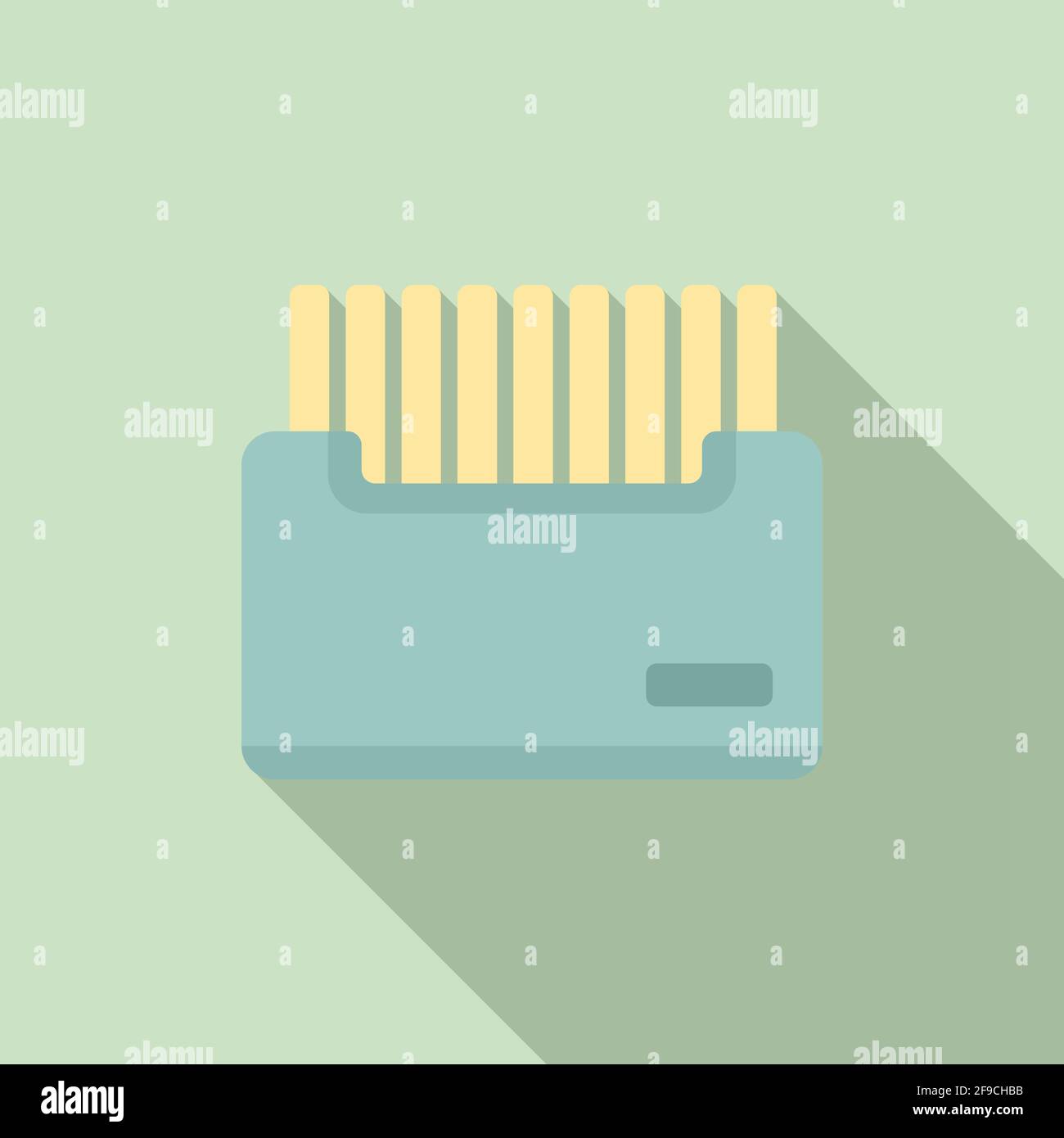 Storage box documents icon, flat style Stock Vector Image & Art - Alamy