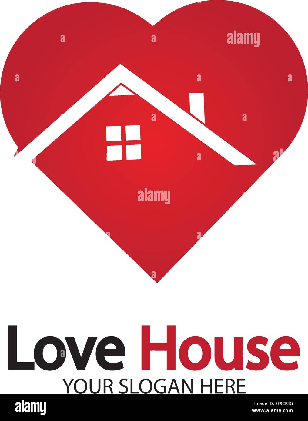 Love Home Logo. Heart and House Icon Combination. Health and Care ...