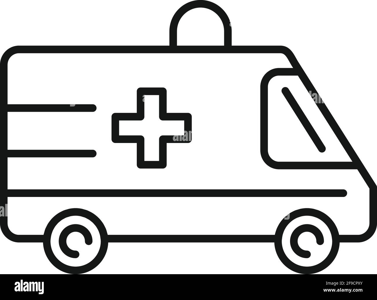 Ambulance car icon, outline style Stock Vector Image & Art Alamy