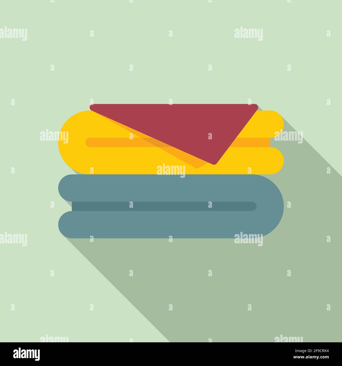 Textile stack icon, flat style Stock Vector Image & Art - Alamy