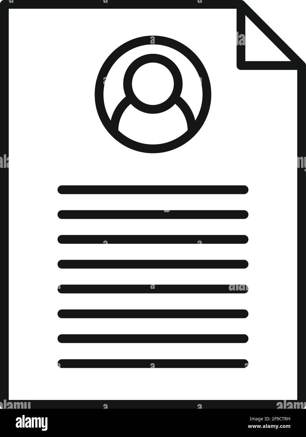 Inclusive education user icon, outline style Stock Vector
