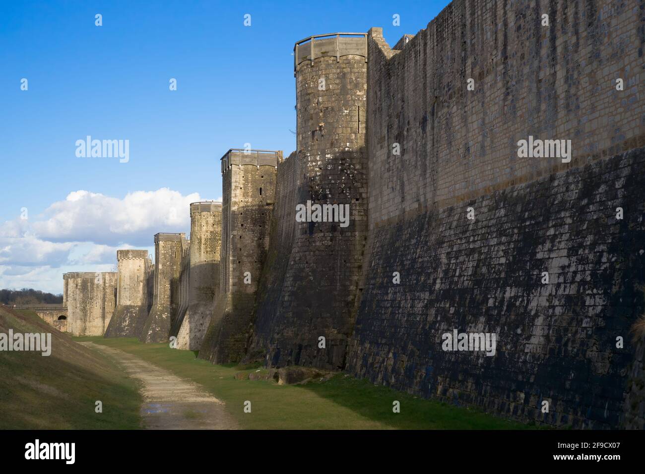 Medieval ramparts of the city of Provins near Paris Stock Photo - Alamy