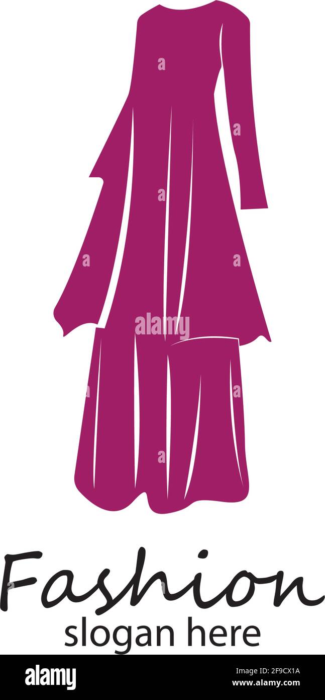 long dress long muslim dress arabic abaya.luxury women fashion.muslim  clothes-vector stock Stock Vector Image & Art - Alamy