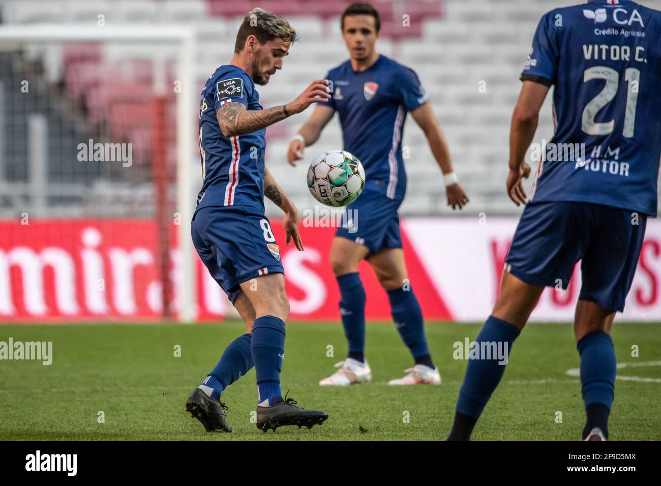 Lisbon Portugal 17th Apr 2021 Claude Goncalves Of Gil Vicente During The Mens Liga Nos Game Between Sl Benfica And Gil Vicente At Luz Stadium In Lisbon Portugal On April 17 2021